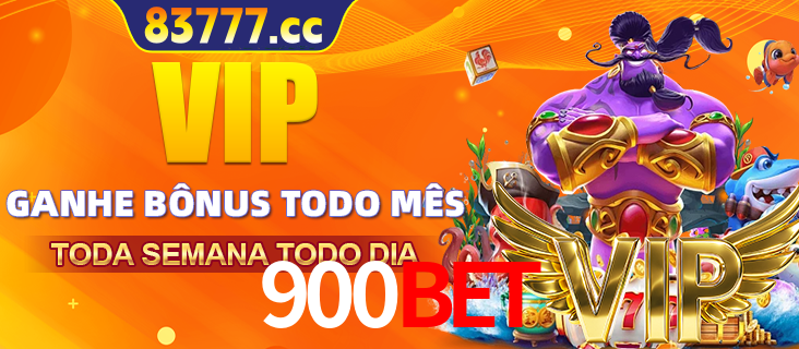Banner promocional do 900BET oferecendo 100% de recompensas adicionais contínuas para quem fizer o login diário (Daily sign-in), com um mascote de coelho.